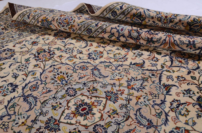 Persiska mattor - Keshan - 362 x 252 cm - beige