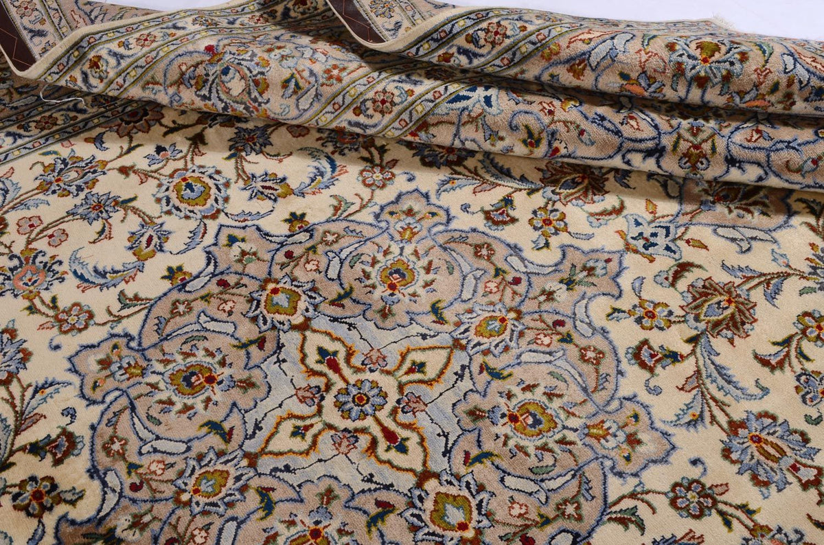 Persiska mattor - Keshan - 342 x 243 cm - beige