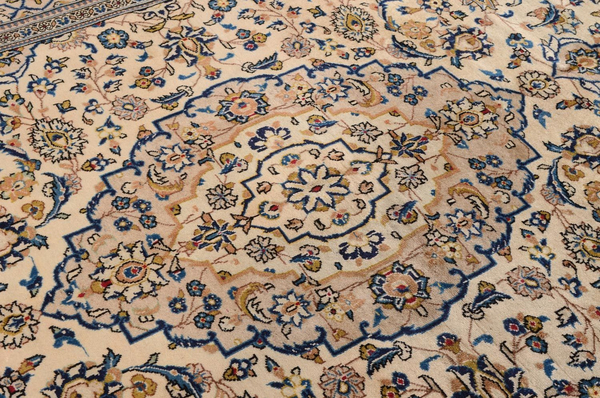 Persiska mattor - Keshan - 305 x 198 cm - beige