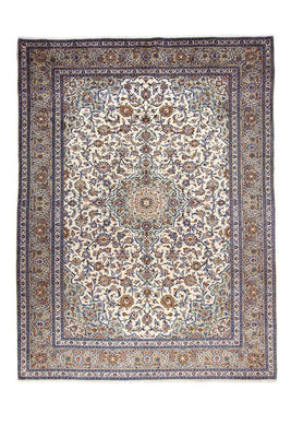 Persiska mattor - Keshan - 398 x 300 cm - beige