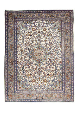 Persiska mattor - Keshan - 398 x 300 cm - beige