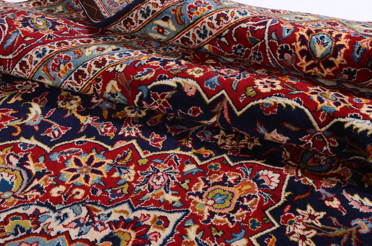 Persiska mattor - Keshan - 368 x 246 cm - blå