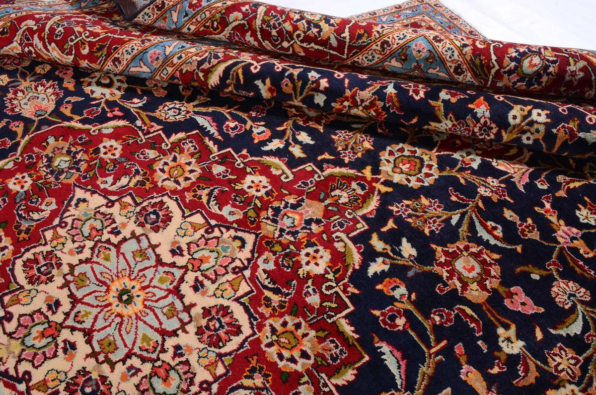 Persiska mattor - Keshan - 403 x 290 cm - blå