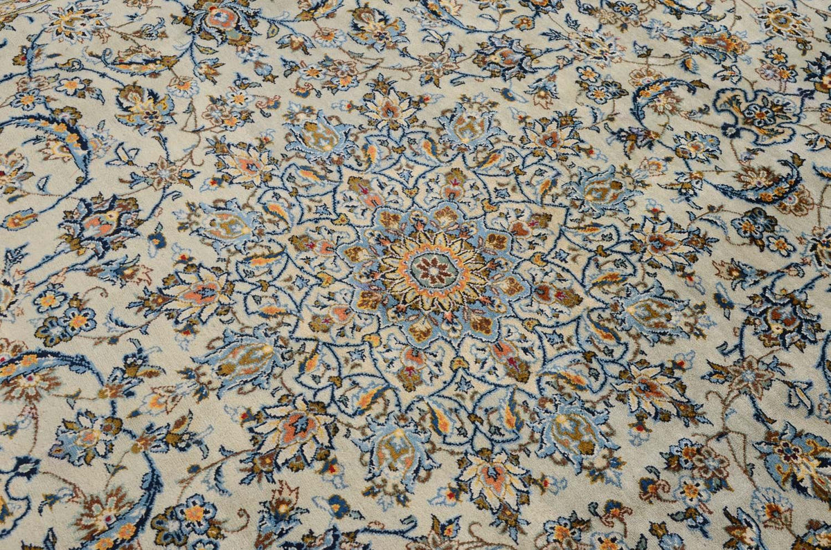 Persiska mattor - Keshan - 363 x 240 cm - grön