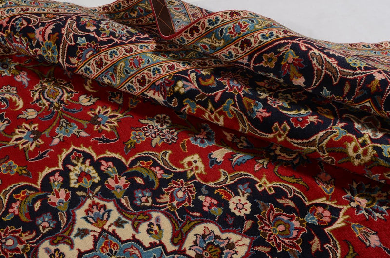 Persiska mattor - Keshan - 352 x 245 cm - röd