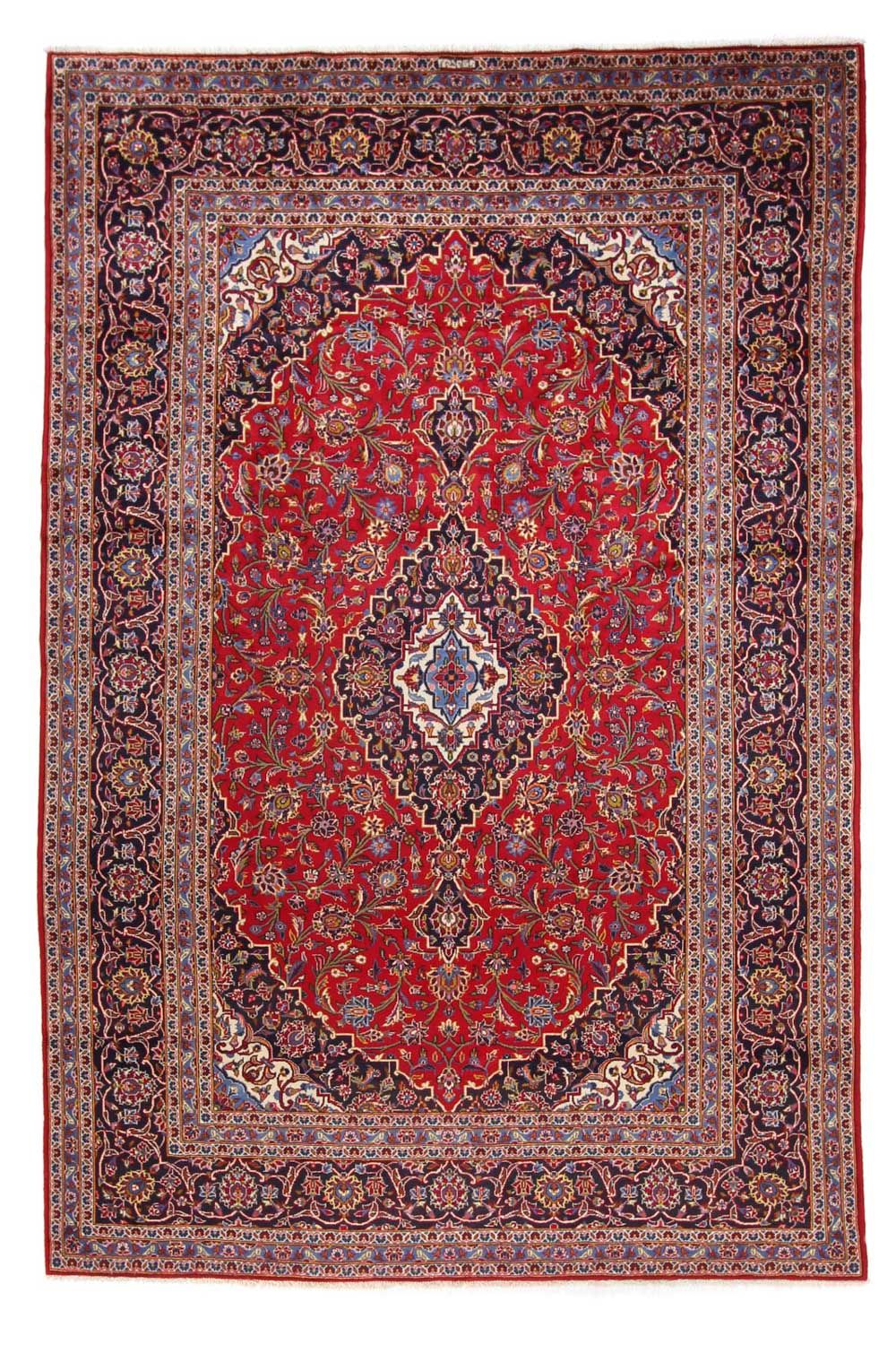 Persiska mattor - Keshan - 360 x 242 cm - röd