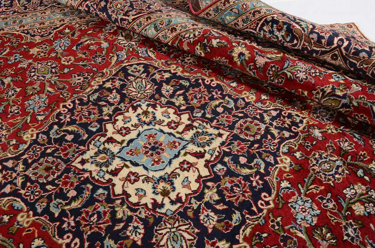Persiska mattor - Keshan - 357 x 246 cm - röd