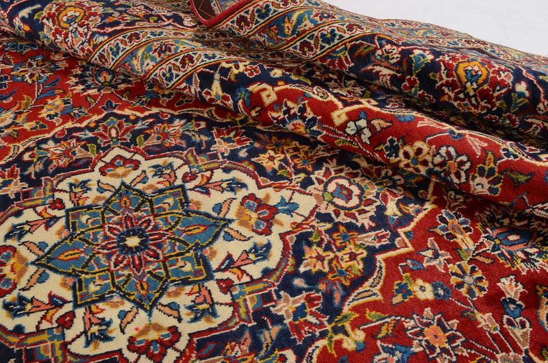 Persiska mattor - Keshan - 350 x 240 cm - röd