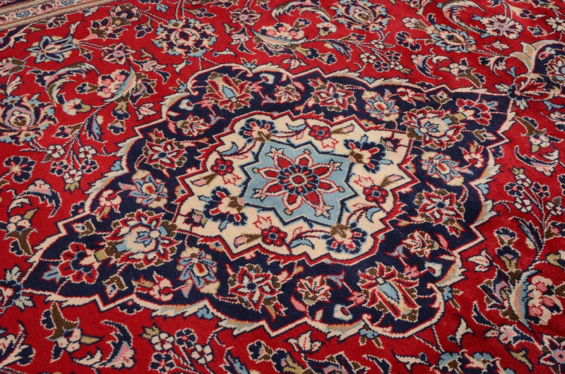 Persiska mattor - Keshan - 351 x 239 cm - röd