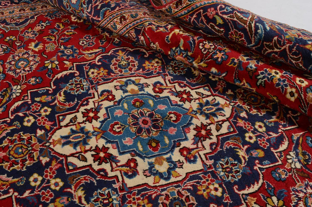 Persiska mattor - Keshan - 328 x 237 cm - röd