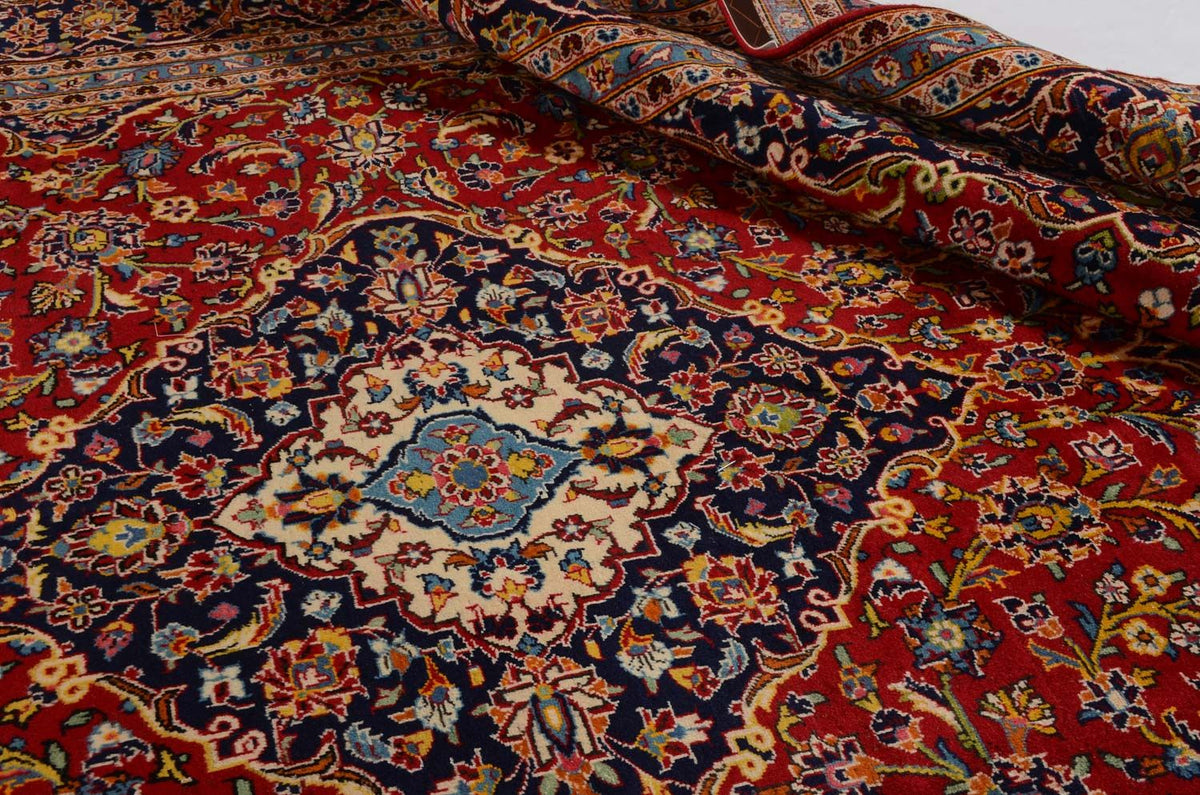 Persiska mattor - Keshan - 358 x 246 cm - röd