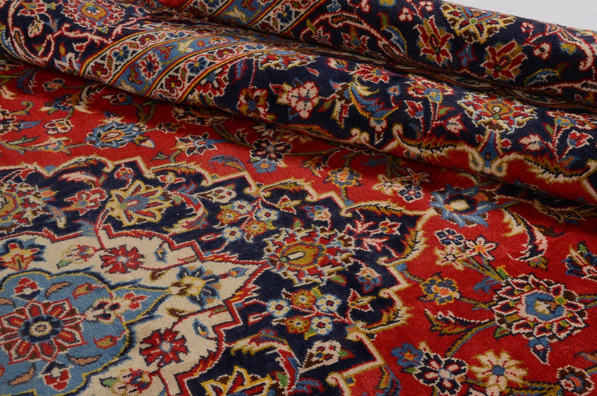 Persiska mattor - Keshan - 350 x 242 cm - röd