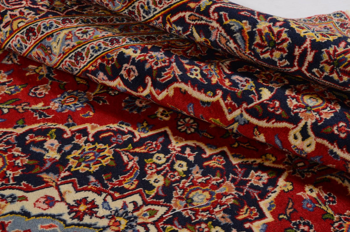 Persiska mattor - Keshan - 336 x 241 cm - röd