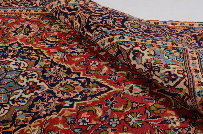 Persiska mattor - Keshan - 295 x 192 cm - röd