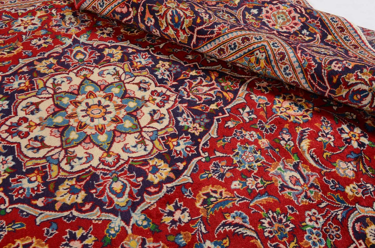 Persiska mattor - Keshan - 297 x 200 cm - röd