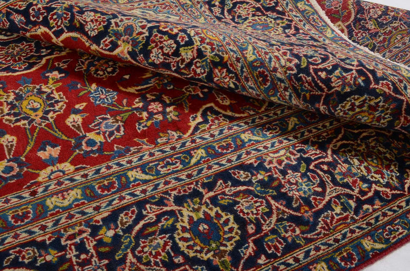 Persiska mattor - Keshan - 286 x 194 cm - röd