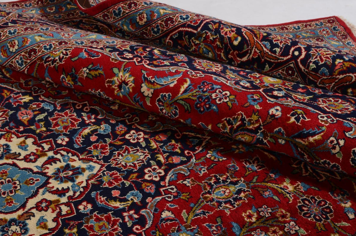 Persiska mattor - Keshan - 352 x 246 cm - röd