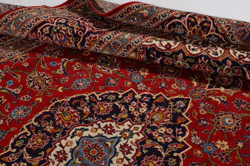 Persiska mattor - Keshan - 360 x 255 cm - röd