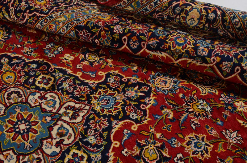 Persiska mattor - Keshan - 360 x 255 cm - röd