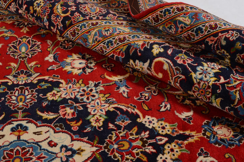 Persiska mattor - Keshan - 350 x 242 cm - röd