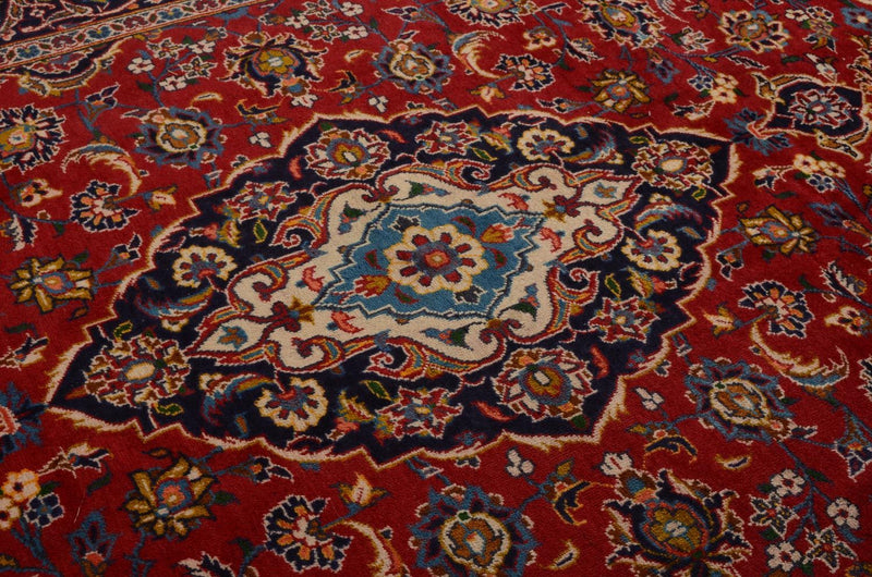 Persiska mattor - Keshan - 261 x 180 cm - röd