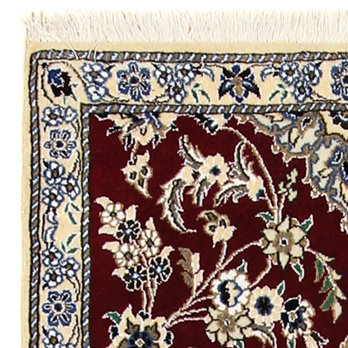 Runner Persisk matta - Nain - Royal - 203 x 81 cm - mörkröd