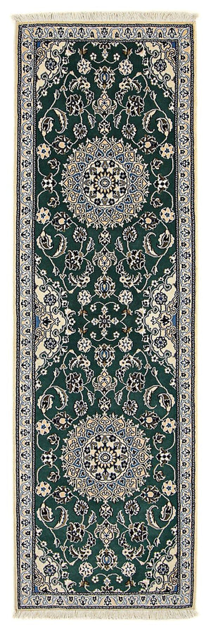 Runner Persisk matta - Nain - Royal - 200 x 60 cm - mörkgrön