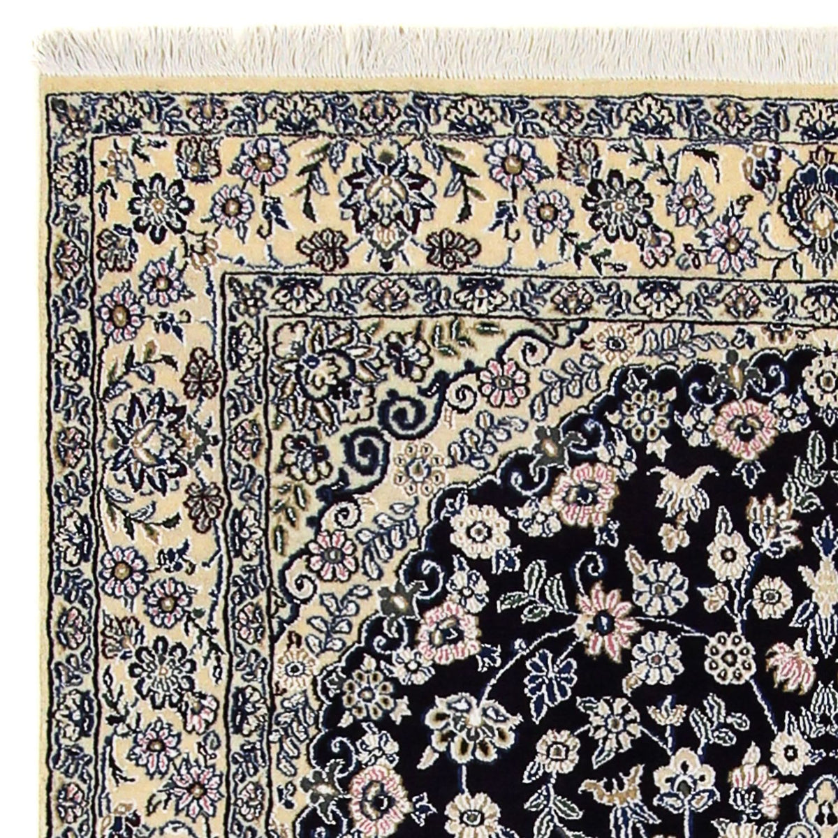 Persisk matta - Nain - Royal - 204 x 128 cm - mörkblå