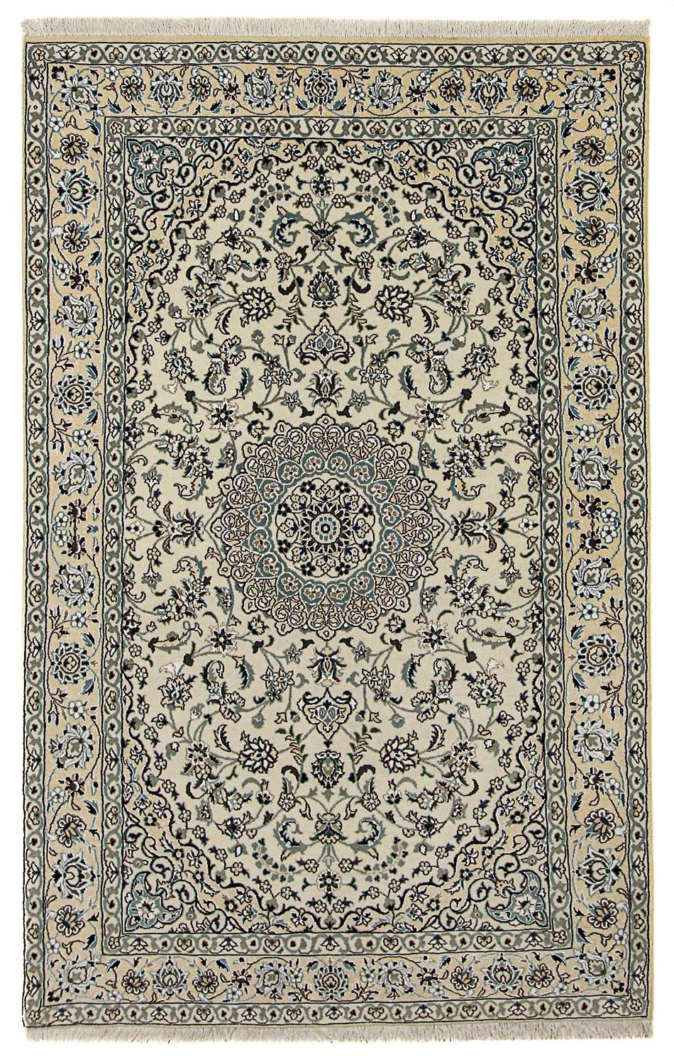 Persisk matta - Nain - Royal - 246 x 154 cm - beige