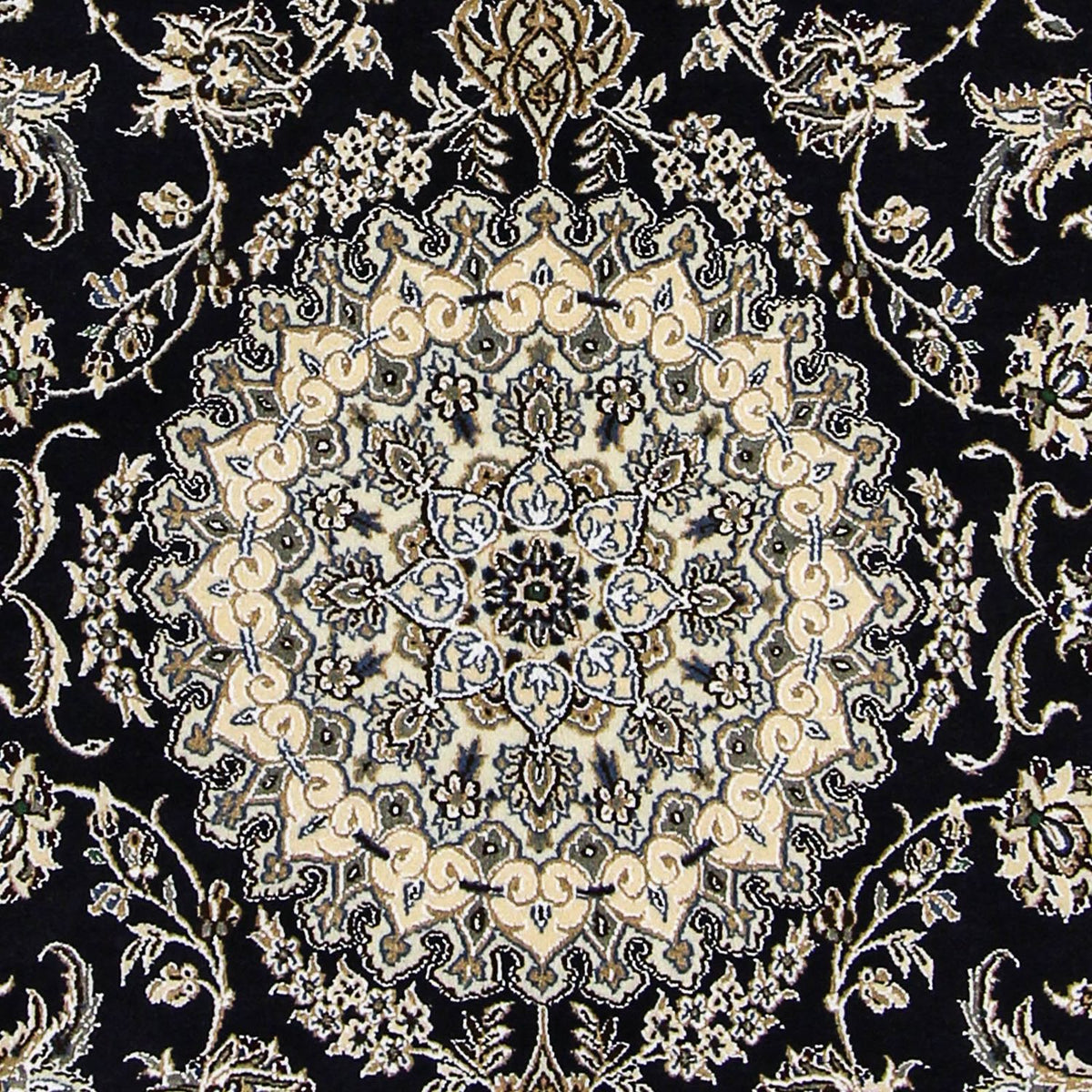 Persisk matta - Nain - Royal - 255 x 154 cm - mörkblå