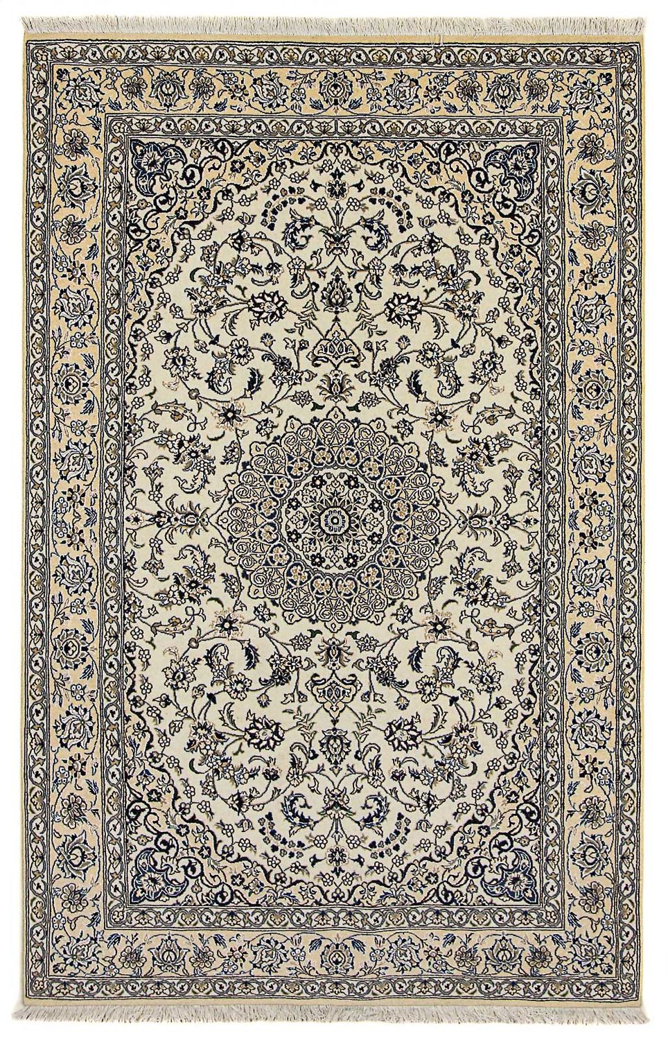 Persisk matta - Nain - Royal - 246 x 158 cm - beige