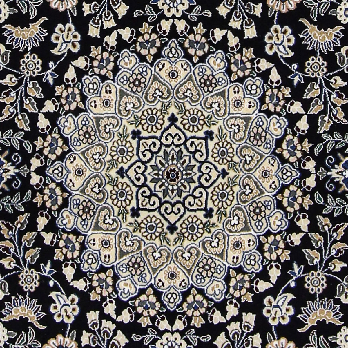 Persisk matta - Nain - Royal - 202 x 130 cm - mörkblå