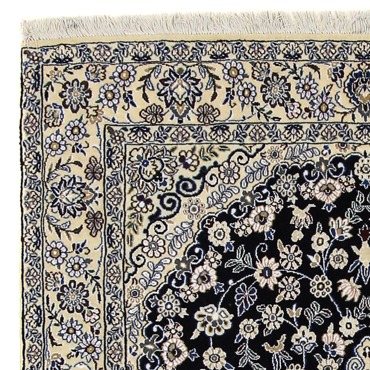 Persisk matta - Nain - Royal - 202 x 130 cm - mörkblå