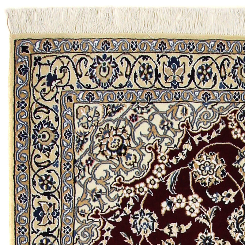 Persisk matta - Nain - Royal - 177 x 118 cm - mörkröd