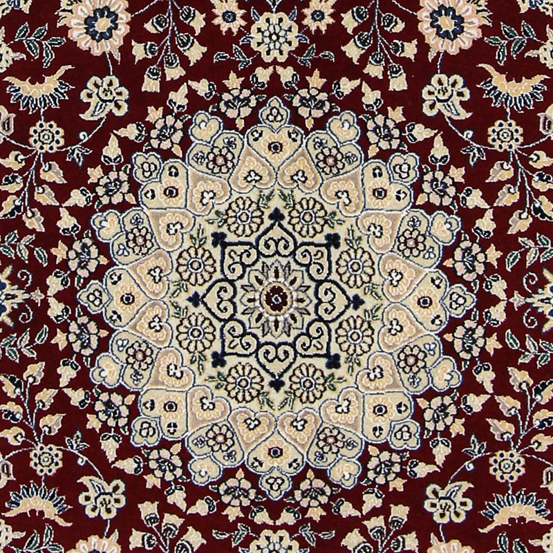 Persisk matta - Nain - Royal - 218 x 156 cm - mörkröd