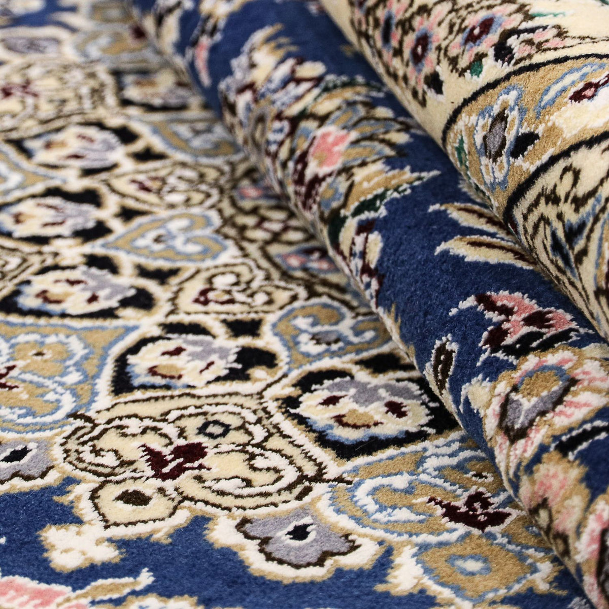 Persisk matta - Nain - Royal - 205 x 150 cm - mörkblå