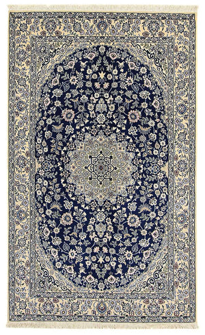 Persisk matta - Nain - Royal - 216 x 134 cm - mörkblå