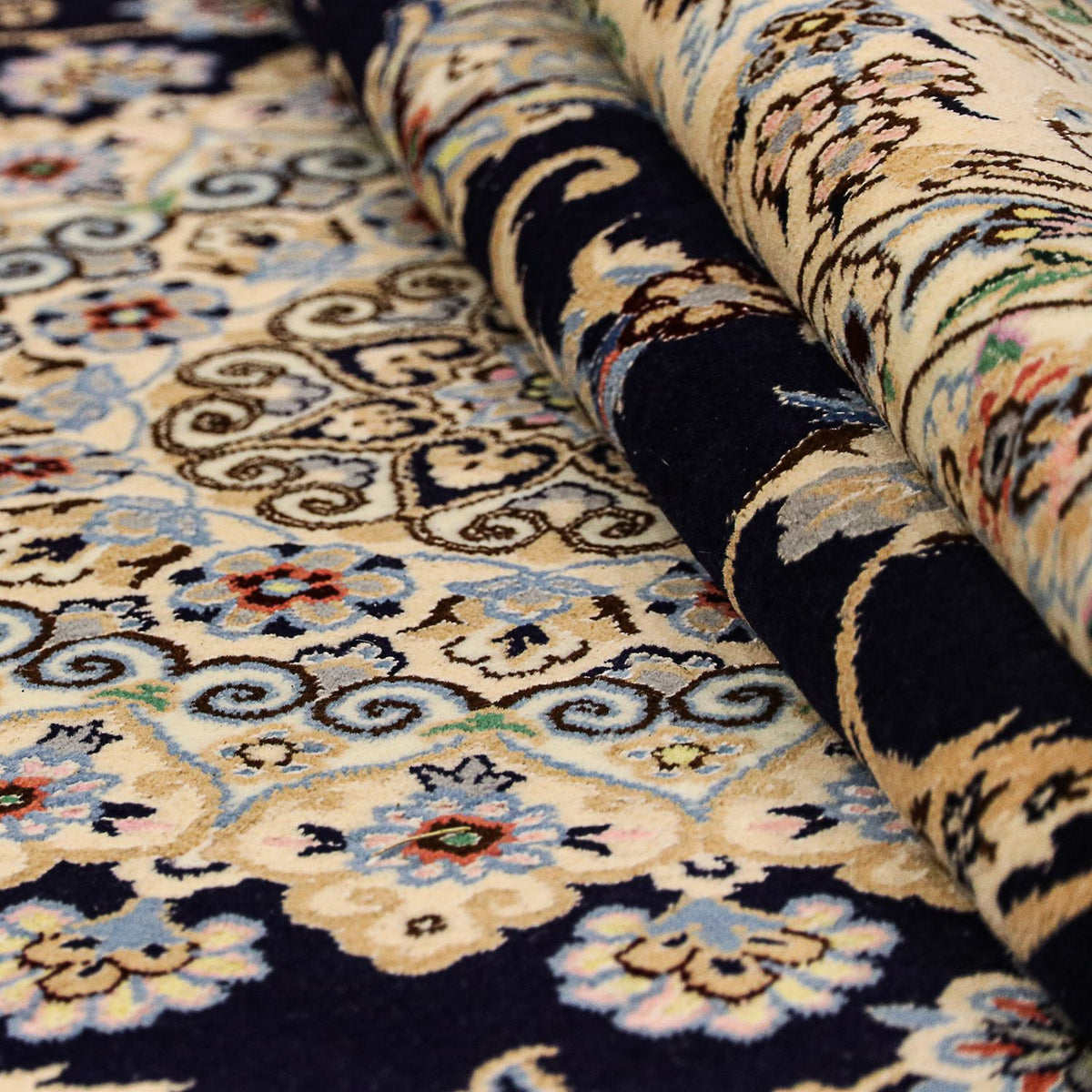 Persisk matta - Nain - Royal - 296 x 203 cm - mörkblå