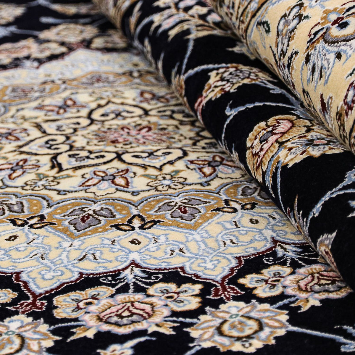 Persisk matta - Nain - Royal - 356 x 248 cm - mörkblå