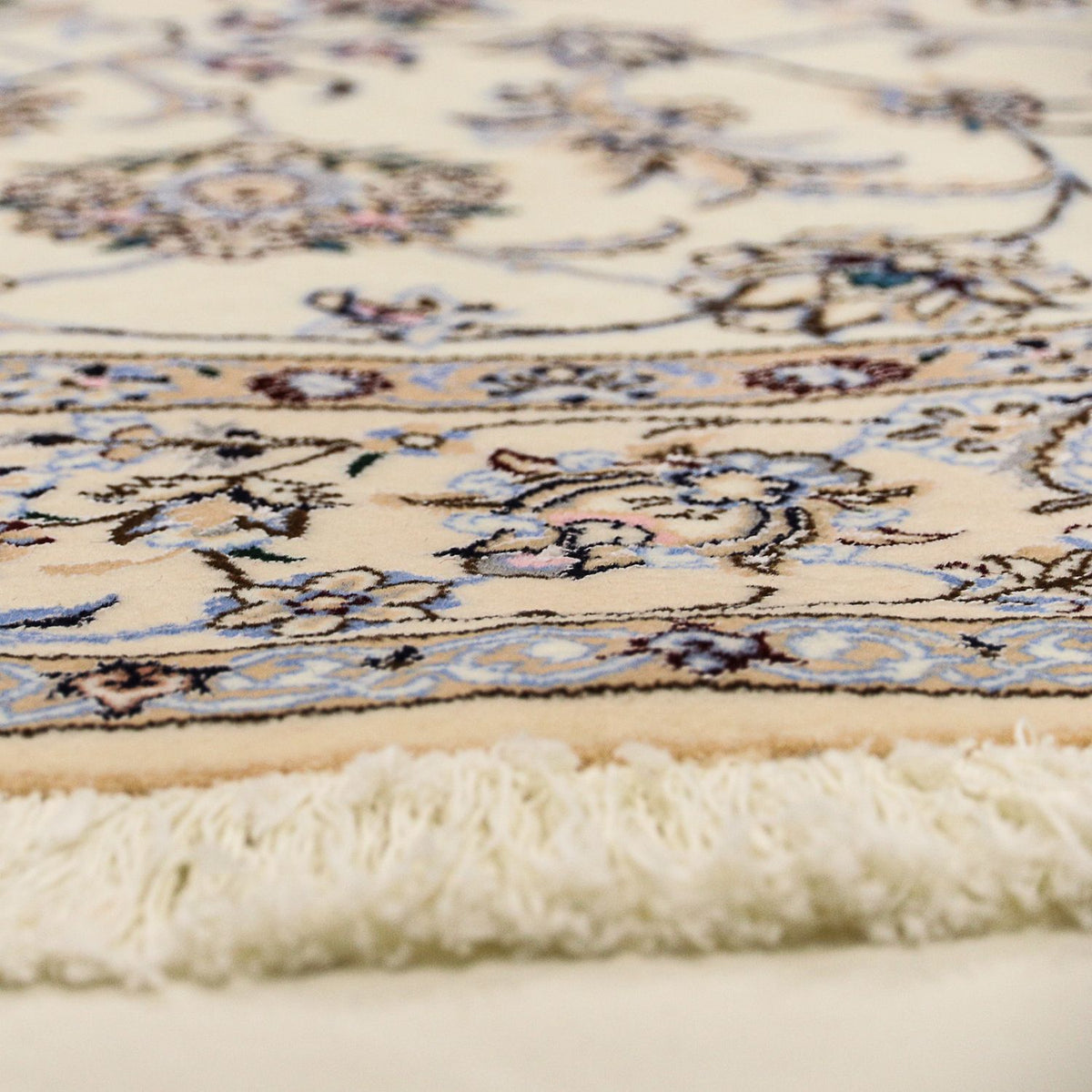 Persisk matta - Nain - Premium runt  - 200 x 200 cm - beige