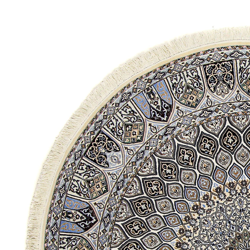 Persisk matta - Nain - Premium runt  - 200 x 200 cm - beige