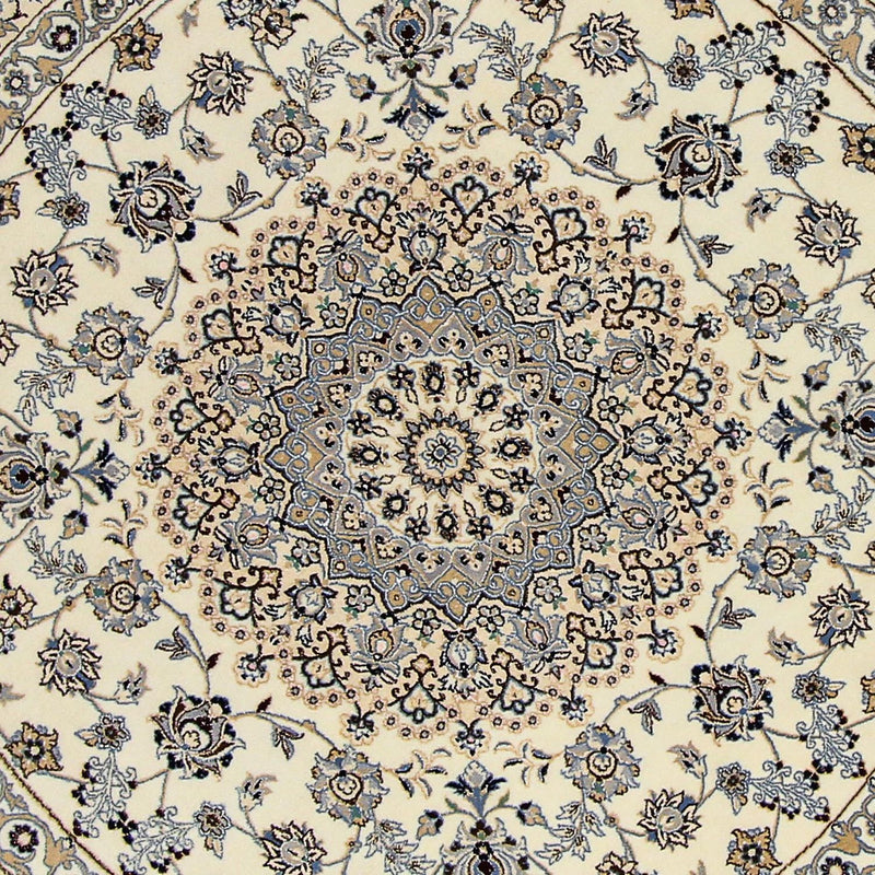 Persisk matta - Nain - Royal runt  - 200 x 200 cm - beige