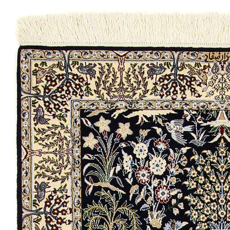 Persisk matta - Nain - Premium - 157 x 100 cm - mörkblå