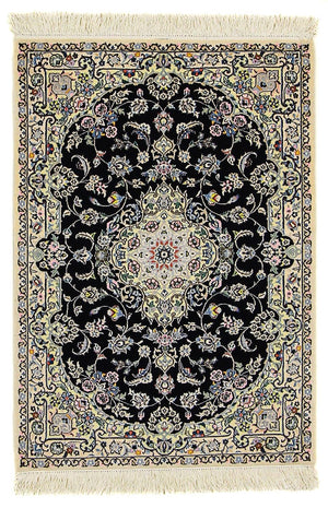 Persisk matta - Nain - Premium - 117 x 80 cm - mörkblå