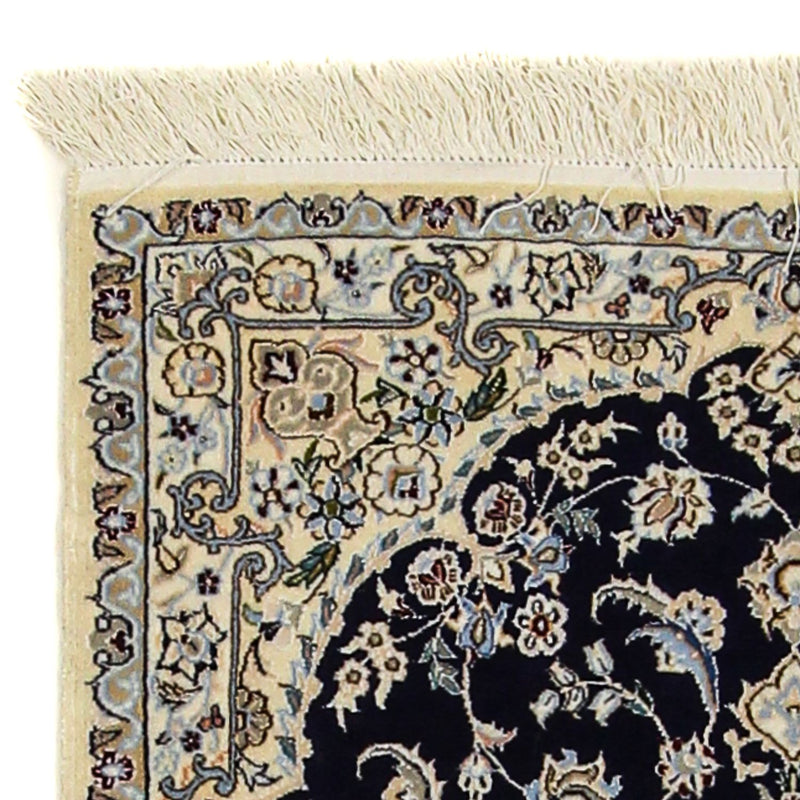 Persisk matta - Nain - Premium - 123 x 80 cm - mörkblå