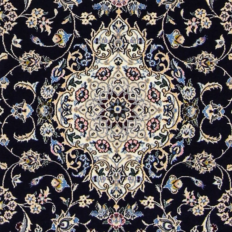 Persisk matta - Nain - Premium - 123 x 83 cm - mörkblå