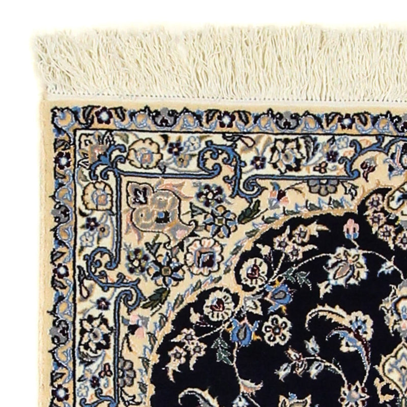 Persisk matta - Nain - Premium - 123 x 83 cm - mörkblå