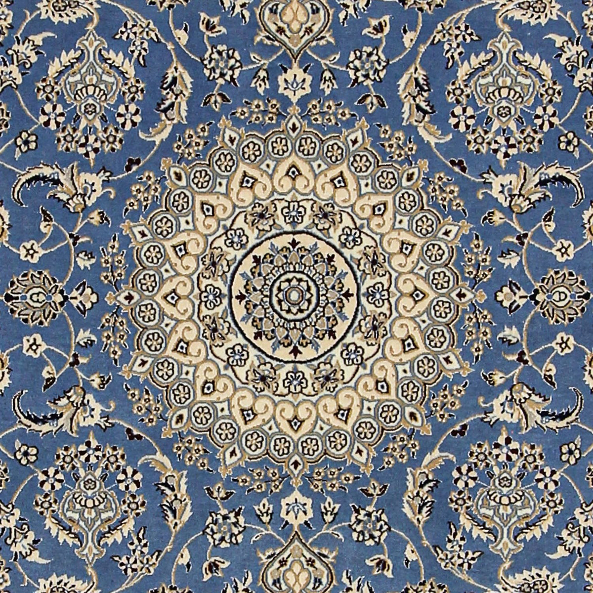 Persisk matta - Nain - Premium - 167 x 107 cm - blå