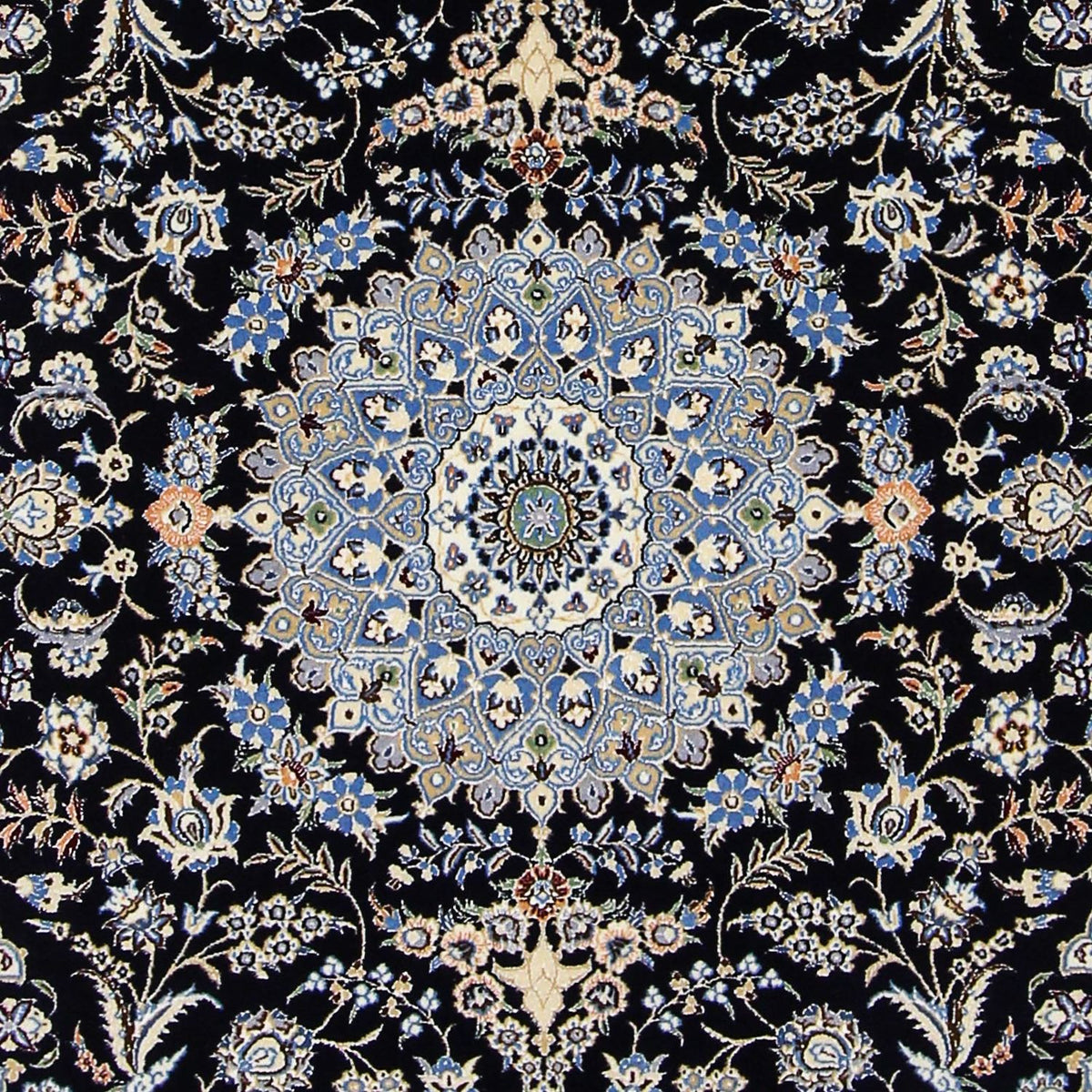 Persisk matta - Nain - Premium - 200 x 130 cm - mörkblå