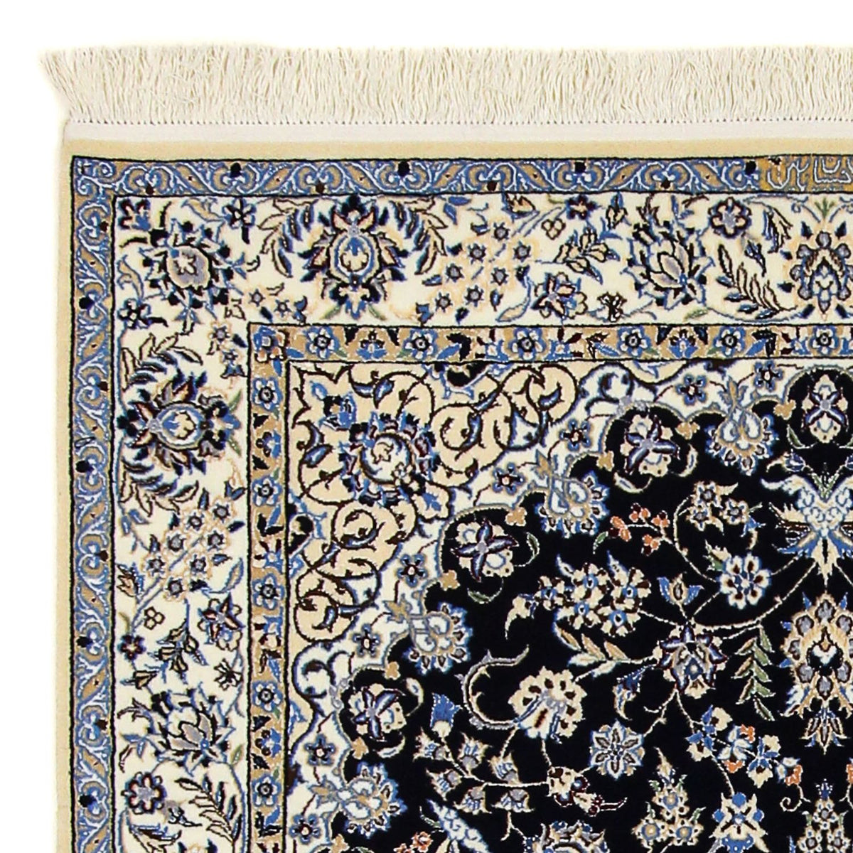 Persisk matta - Nain - Premium - 200 x 130 cm - mörkblå